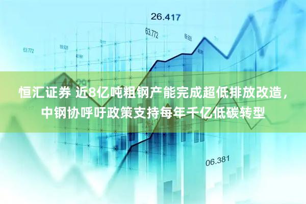 恒汇证券 近8亿吨粗钢产能完成超低排放改造，中钢协呼吁政策支持每年千亿低碳转型